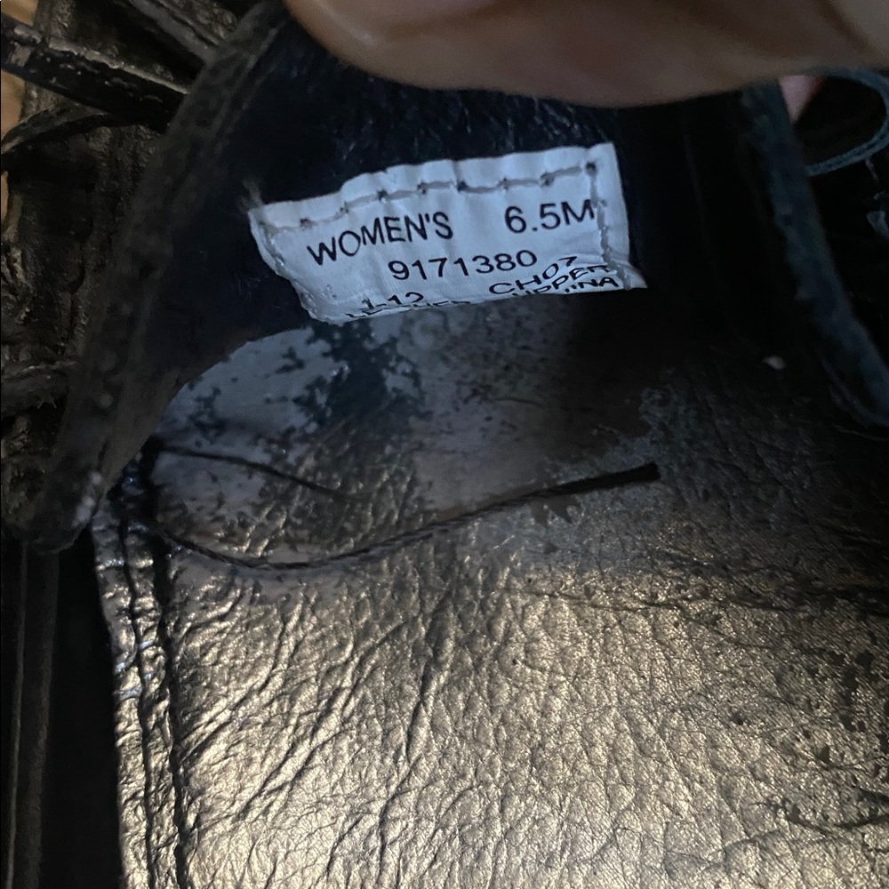 Sperry Black Leather Loafers women’s 6.5 - Picture 8 of 9
